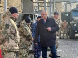 Председатель РО РВИО СК встретился с бойцами СОБРа «Зверобой» перед их отправкой в зону СВО